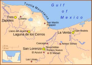 Olmec-civilisation-map