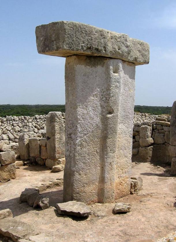 Taula, Torralba d´en Salord of the Talaiotic culture, Menorca.